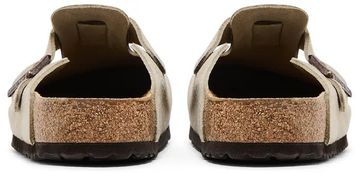 Foto do produto Slide Birkenstock Boston Suede Leather Taupe