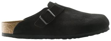 Foto do produto Slide Birkenstock Boston Suede Leather Suede Black