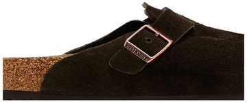 Foto do produto Slide Birkenstock Boston Suede Leather Suede Mocha