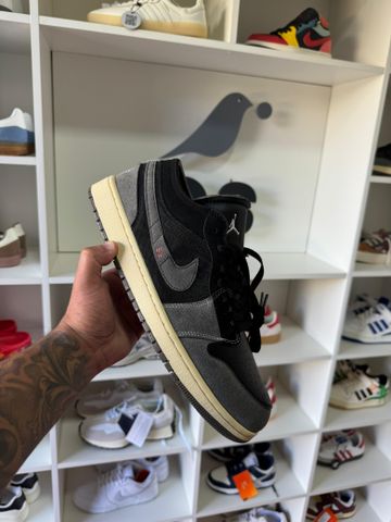 Foto do produto Tênis Air Jordan 1 Low SE Craft Inside Out - Black (PRONTA ENTREGA)