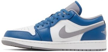 Foto do produto Tênis Nike Air Jordan 1 Low True Blue Cement
