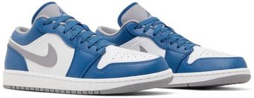 Foto do produto Tênis Nike Air Jordan 1 Low True Blue Cement