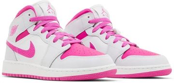 Foto do produto Tênis Air Jordan 1 Mid GS Fire Pink