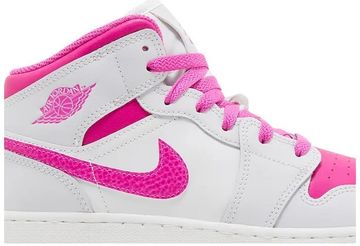 Foto do produto Tênis Air Jordan 1 Mid GS Fire Pink