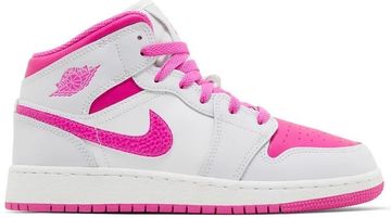 Foto do produto Tênis Air Jordan 1 Mid GS Fire Pink