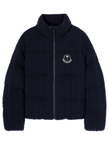 Foto do produto Jaqueta Moncler X Palm Angels Austru Wool Down Jacket Blue Navy