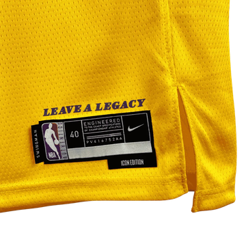 Foto do produto Regata NBA Los Angeles Lakers Icon Edition Swingman Jersey Luka Doncic 77 Amarela