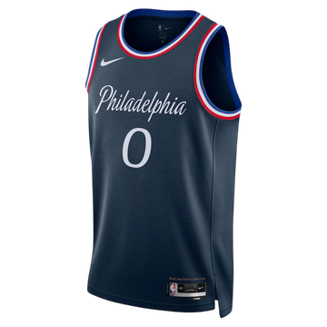 Foto do produto Regata Philadelphia 76ers City Edition 25/26 Azul Tyrese Maxey 0