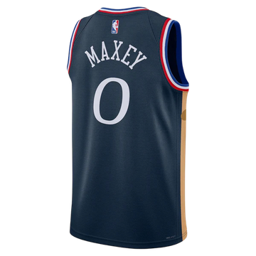 Foto do produto Regata Philadelphia 76ers City Edition 25/26 Azul Tyrese Maxey 0