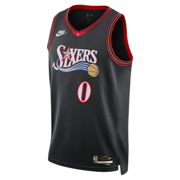 Foto do produto Regata Philadelphia 76ers Classic Edition 25/26 Black Tyrese Maxey 0