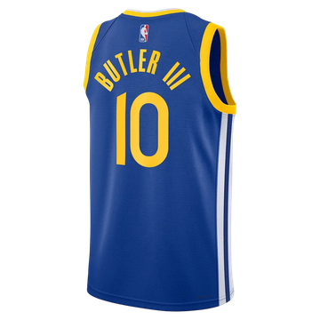 Foto do produto Regata NBA Golden State Warriors Icon Edition Swingman Jersey Azul Royal Jimmy Butler III 10