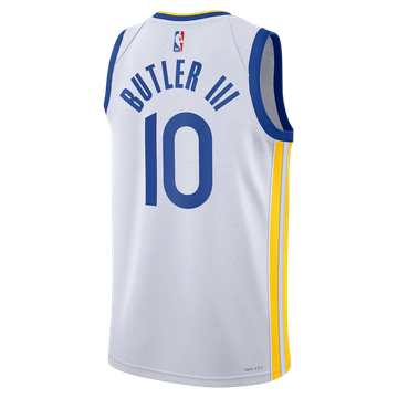 Foto do produto Regata NBA Golden State Warriors Association Edition Swingman Jersey Branca Jimmy Butler III 10