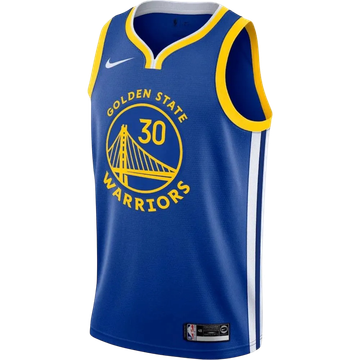 Foto do produto Regata NBA Golden State Warriors Icon Edition Swingman Jersey Azul Stephen Curry 30