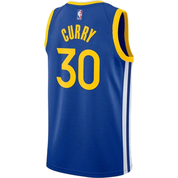 Foto do produto Regata NBA Golden State Warriors Icon Edition Swingman Jersey Azul Stephen Curry 30
