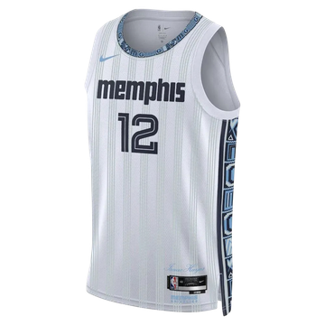 Foto do produto Regata NBA Memphis Grizzlies 25/26 City Edition Swingman Jersey Ja Morant 12 Branca