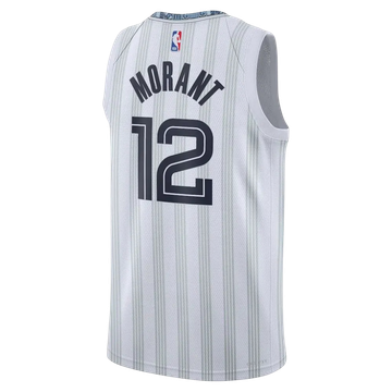 Foto do produto Regata NBA Memphis Grizzlies 25/26 City Edition Swingman Jersey Ja Morant 12 Branca