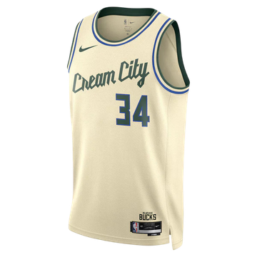 Foto do produto Regata Milwaukee Bucks City Edition 25/26 Giannis Antetokounmpo 34