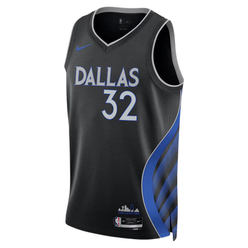 Foto do produto Regata Dallas Mavericks City Edition 25/26 Cooper Flagg 32  Black
