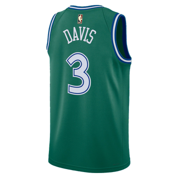 Foto do produto Regata NBA Dallas Mavericks Classic Edition 25/26 Anthony Davis 3 Green