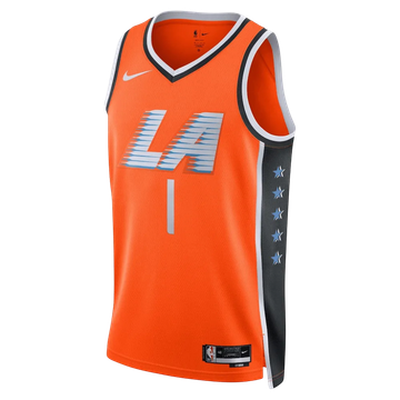 Foto do produto Regata NBA LA Clippers 25/26 City Edition Swingman Jersey James Harden 1 Laranja