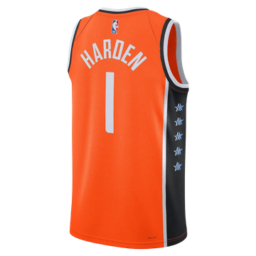 Foto do produto Regata NBA LA Clippers 25/26 City Edition Swingman Jersey James Harden 1 Laranja