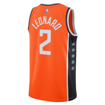 Foto do produto Regata NBA LA Clippers 25/26 City Edition Swingman Jersey Kawhi Leonard 2 Laranja