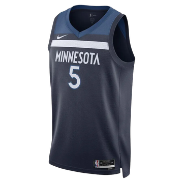 Foto do produto Regata NBA Minnesota Timberwolves Icon Edition Swingman Jersey Anthony Edwards 5 Azul