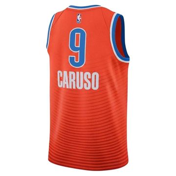 Foto do produto Regata NBA Oklahoma City Thunder Statement Edition Swingman Jersey Alex Caruso 9 Laranja