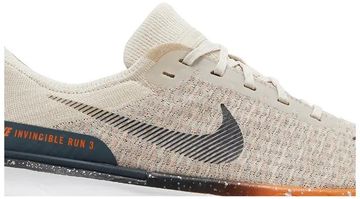Foto do produto Tênis Nike ZoomX Invincible Run Flyknit 3 Oatmeal Safety Orange