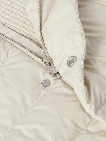 Foto do produto Jaqueta Moncler Ribbed Cotton and Quilted Shell Down Zip-Up Cardigan