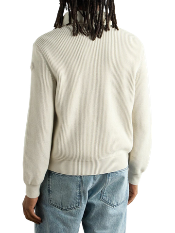 Foto do produto Jaqueta Moncler Ribbed Cotton and Quilted Shell Down Zip-Up Cardigan