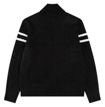 Foto do produto Jaqueta Moncler Black Puffer Jacket with White Accents