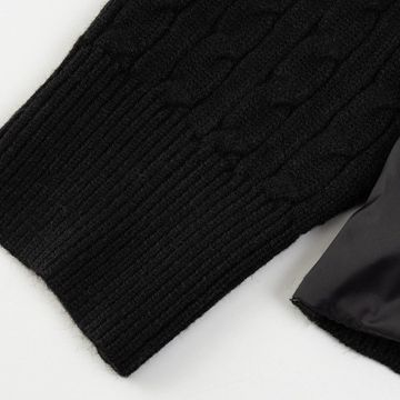 Foto do produto Jaqueta Moncler Black Puffer Jacket with White Accents