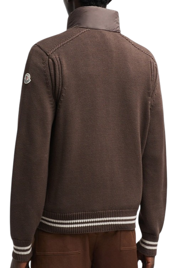Foto do produto Jaqueta Moncler Logo-Appliqué Padded Jacket - Brown