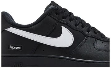 Foto do produto Tênis Nike Supreme x Air Force 1 Low Box Logo - Black White