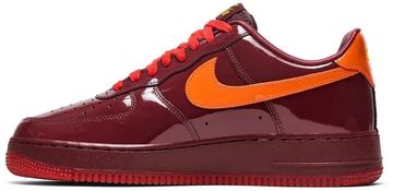 Foto do produto Tênis Nike Air Force 1 Low Patent Leather Dark Team Red