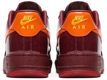 Foto do produto Tênis Nike Air Force 1 Low Patent Leather Dark Team Red