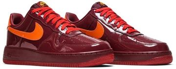 Foto do produto Tênis Nike Air Force 1 Low Patent Leather Dark Team Red