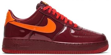 Foto do produto Tênis Nike Air Force 1 Low Patent Leather Dark Team Red