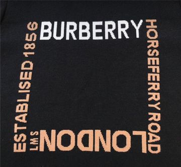 Foto do produto Jaqueta Burberry Horseferry Square Jacquard Sweater Black