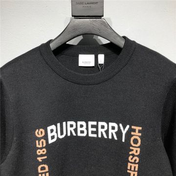 Foto do produto Jaqueta Burberry Horseferry Square Jacquard Sweater Black