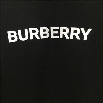 Foto do produto Moletom  Burberry Logo Print Cotton Hoodie Black