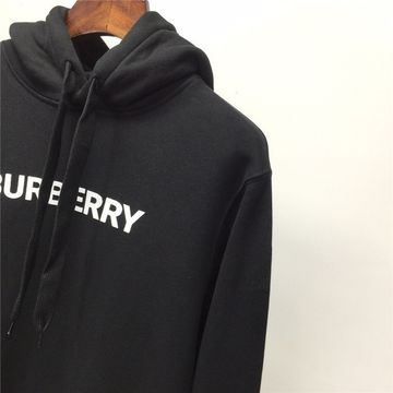 Foto do produto Moletom  Burberry Logo Print Cotton Hoodie Black