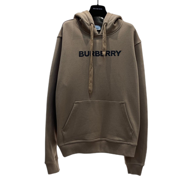 Foto do produto Moletom  Burberry Logo Print Cotton Hoodie Brown