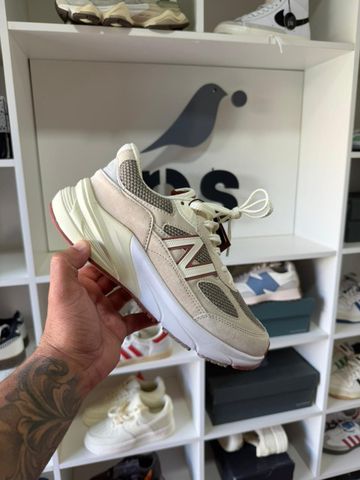 Foto do produto Tênis New Balance Loro Piana x 990v6 Raw Cashew (PRONTA ENTREGA)