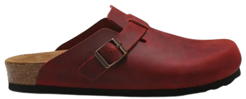 Foto do produto Slide Birkenstock Boston Suede Leather Taupe