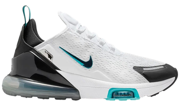 Foto do produto Tênis Nike Air Max 270 Premium White Black Metallic Silver