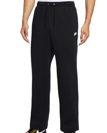 Foto do produto Calça Moletom Nike Club Open-Hem Fleece Black
