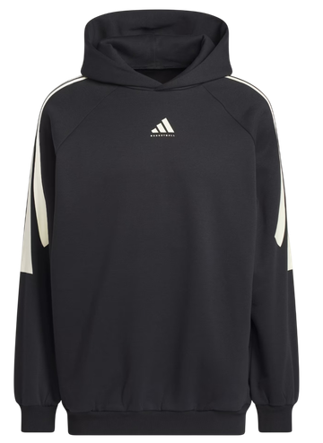 Foto do produto Moletom Adidas Basketball 3-Stripes Fleece Hoodie 