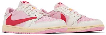 Foto do produto Tênis Travis Scott x  Air Jordan 1 Retro Low OG Sail Tropical Pink